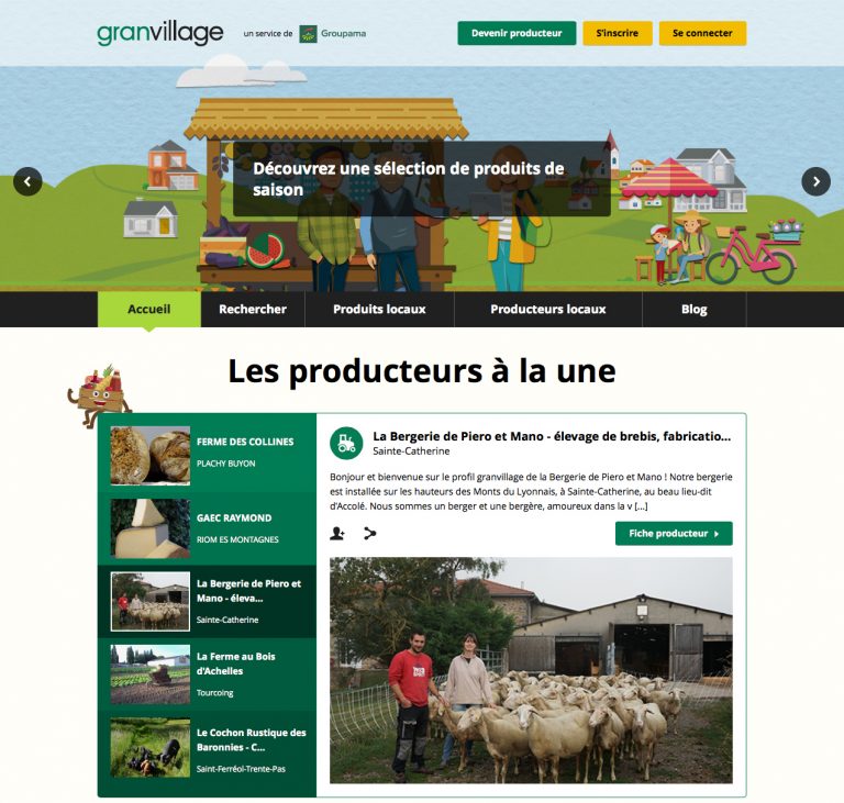 home page Granvillage