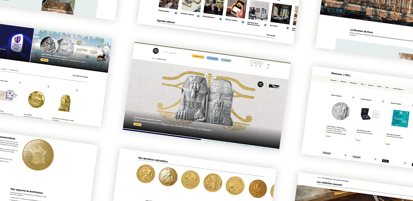 Visuel pages site Monnaie de Paris