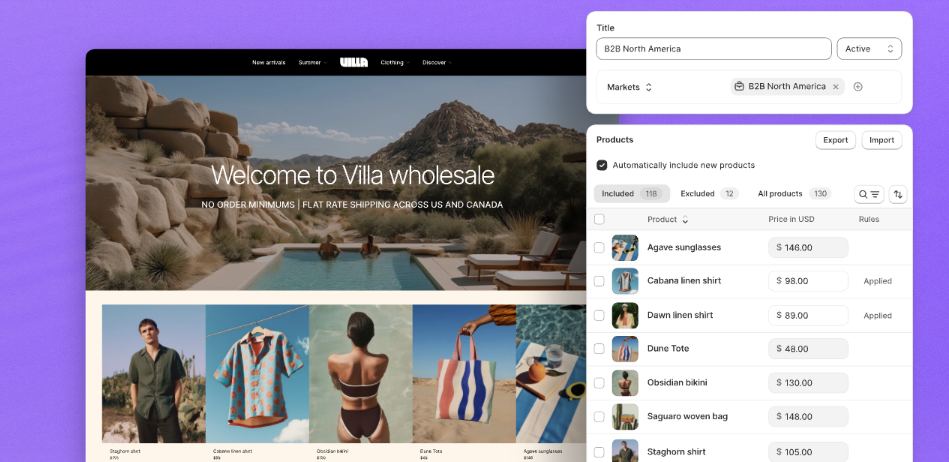 Shopify B2B Horizon